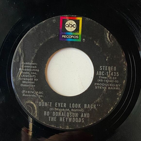 Bo Donaldson & The Heywoods Billy Dont Be A Hero Dont Ever Look Back 7" Vinyl - Picture 3 of 7